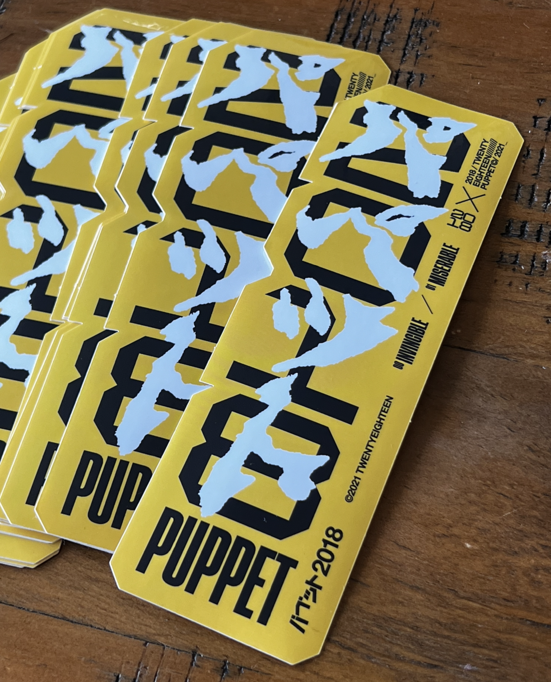 2018 Sticker - YELLOW