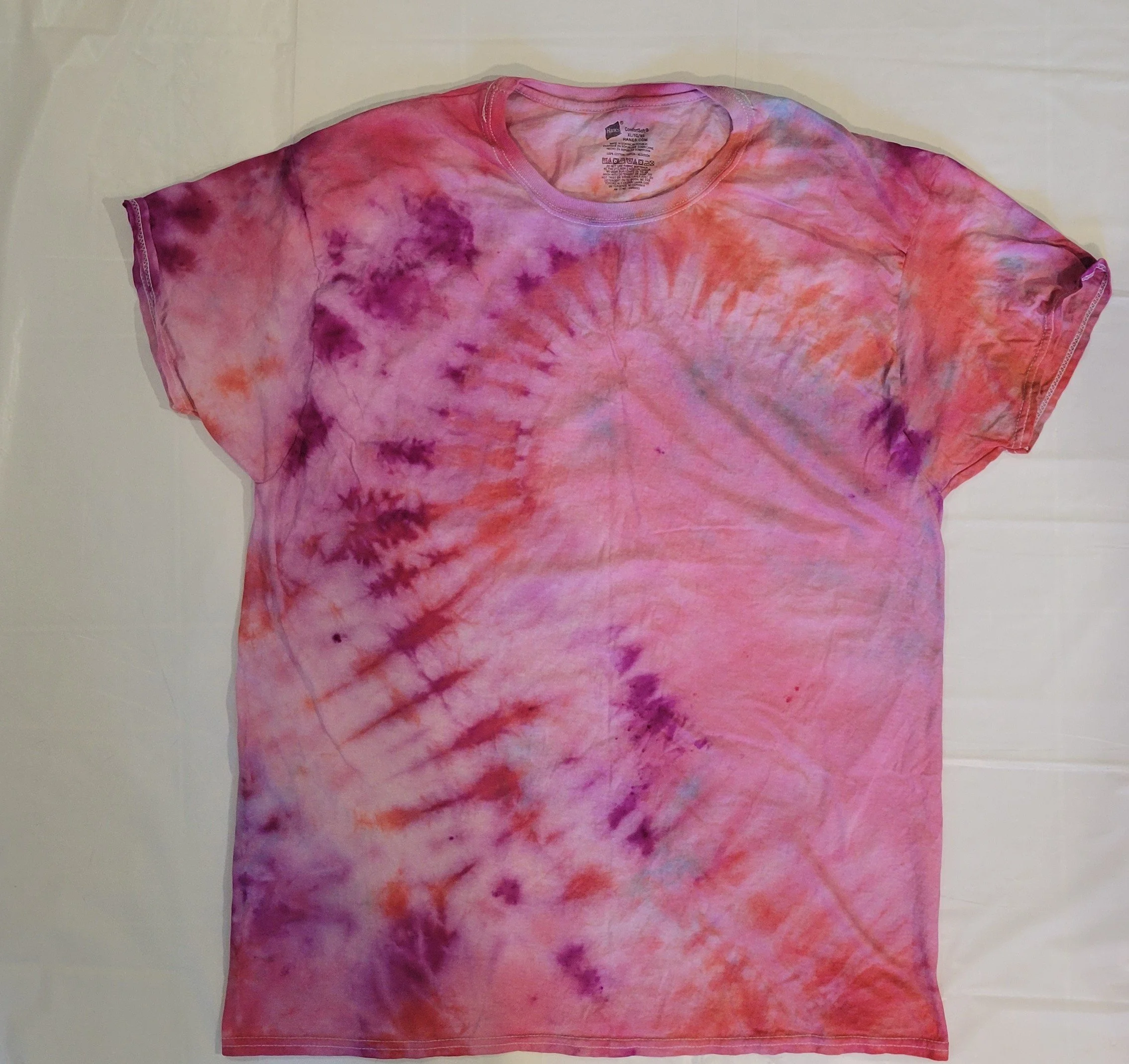 XL Warm Color Ice Dye