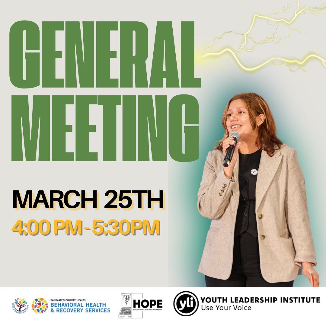 Join us for the General Meeting on March 25th ⚡️ 

This is opportunity for adults and youth to come together to discuss their lived experiences on platforms. We will dive into the impacts of artificial intelligence on social media feeds. 

Date: Tues