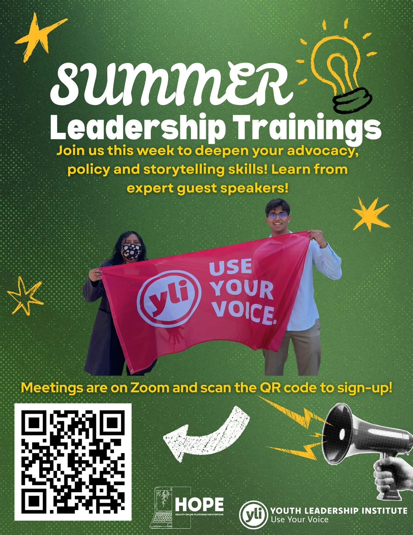 Still time to register for our free Summer Leadership Training Series ⚡️ We will be hosting virtual sessions from July 9-July 11 from 10:30AM-1:00PM

⭐️Understanding the Basics of California Legislature and Budget 
⭐️ Coalition Building and Power Map