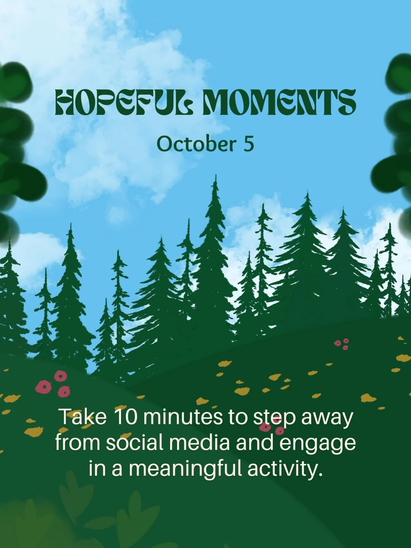 Join us every Sunday to participate in Hopeful Moments🍃