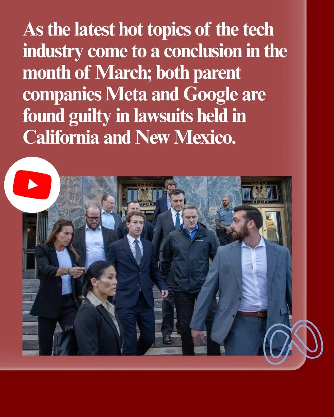 As of March 2025, Both parent companies Meta and Google are found guilty in legal action held in California and New Mexico as the most recent heated subjects in the internet industry come to an end.
