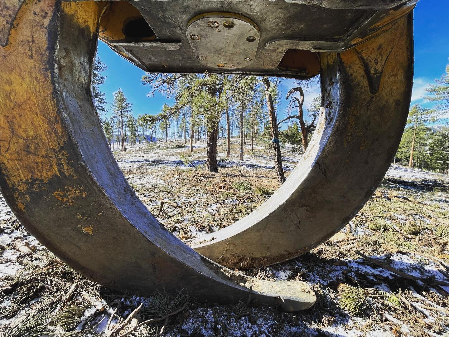 Beautiful day up at Pole Hill! 🌲 🚜 🏔️