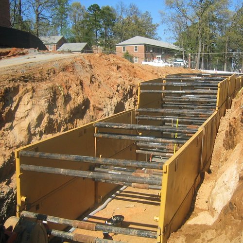 Square Set Shoring Excavation Shoring Design — CMK Engineering