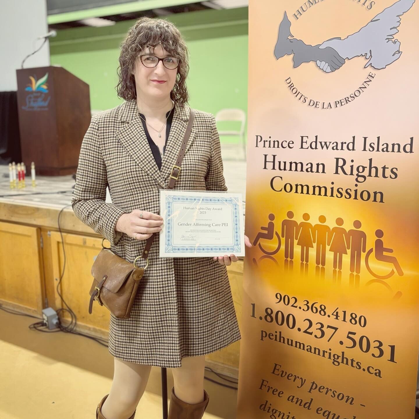 I had the honour and privilege to accept this award from the PEI Human Rights Commission on Monday, on behalf of the entire GACPEI team, past and present. As well, I&rsquo;d like to acknowledge that while the type of work gacpei does is very specific