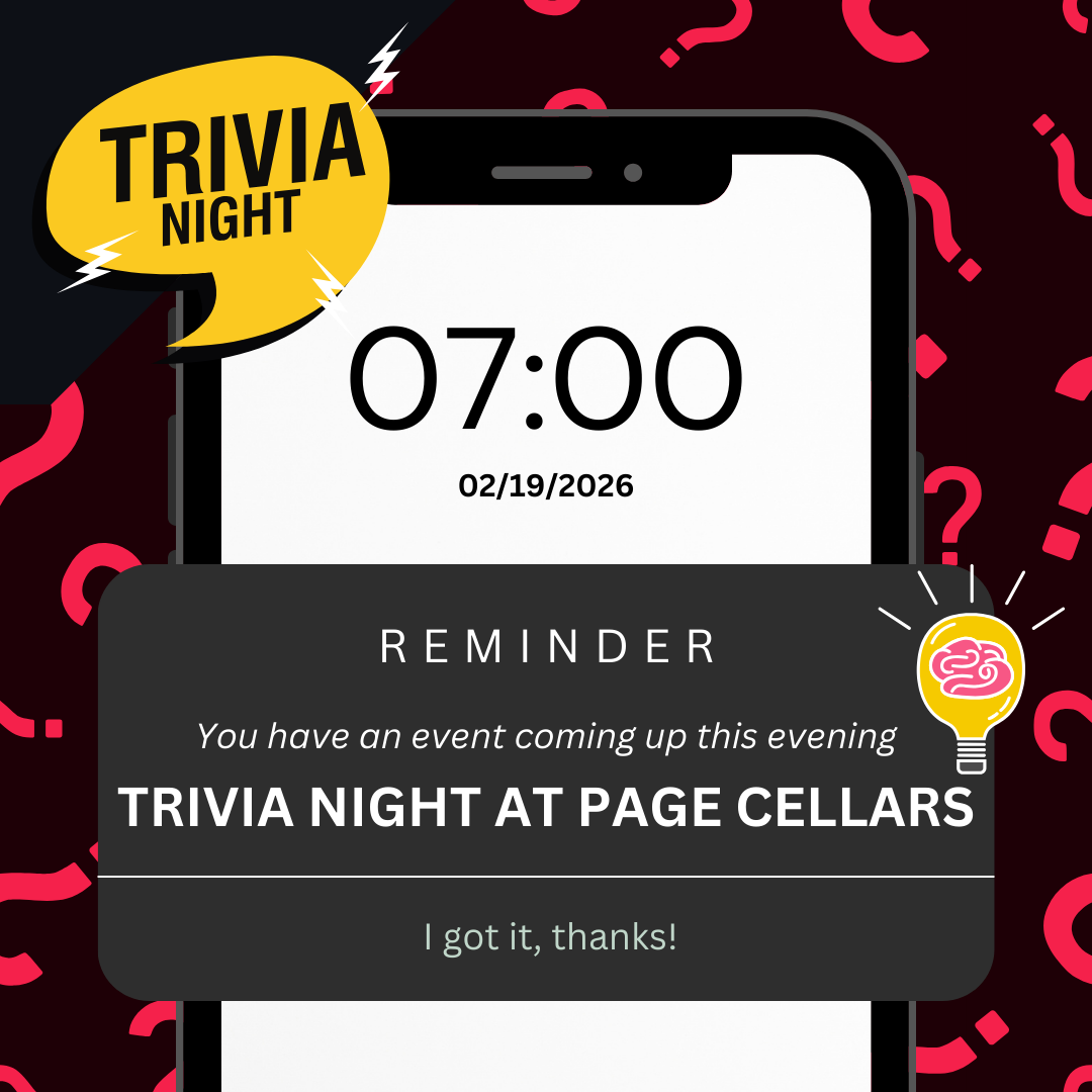 Trivia Night at Page Cellars
