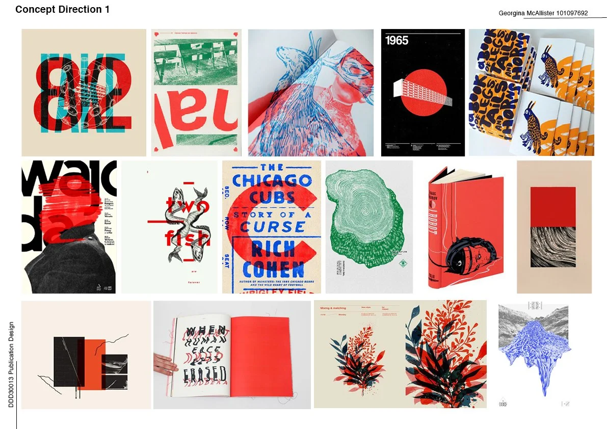 Concept Direction 1 Moodboard