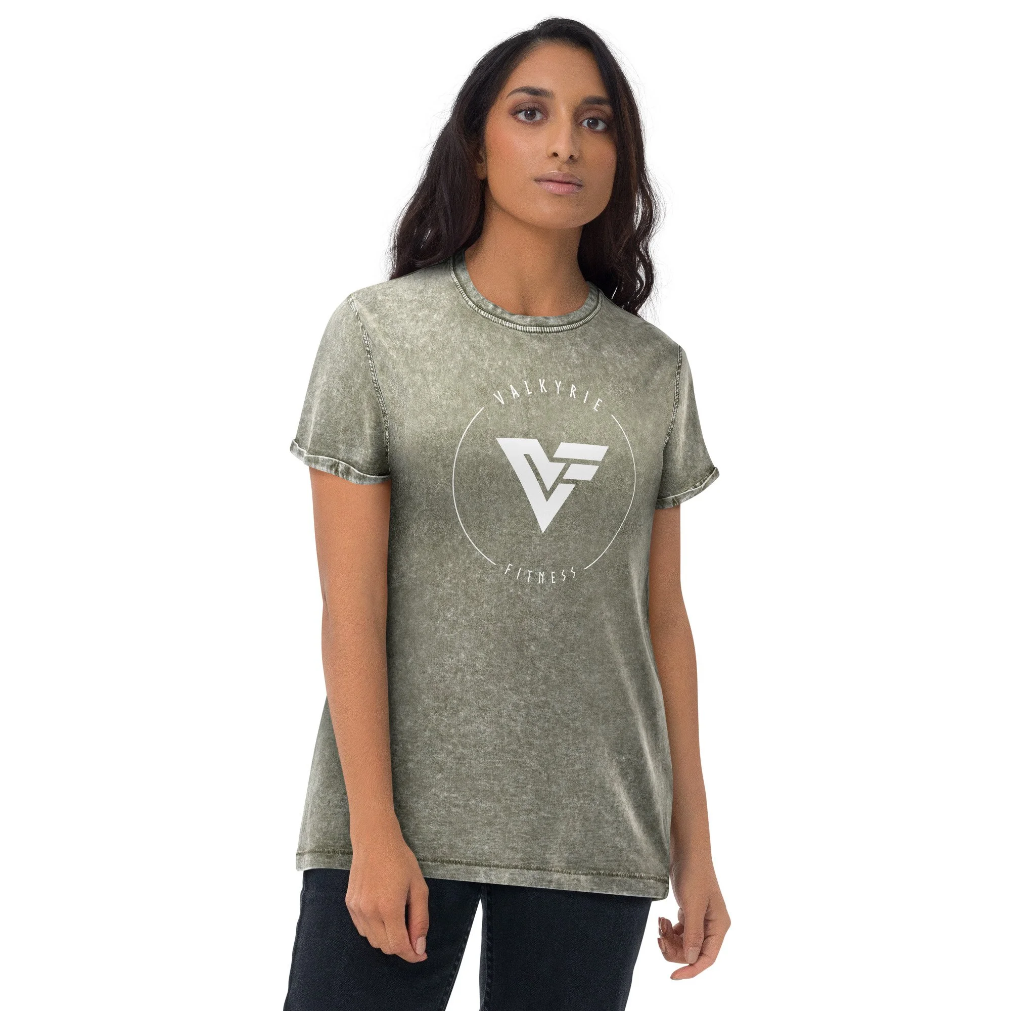 unisex-denim-t-shirt-dark-army-green-front-6866f5fda6012.jpg