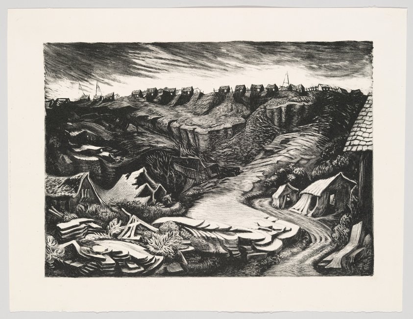 1944 Abandoned Slate Quarry 1944, printed 1947.jpeg