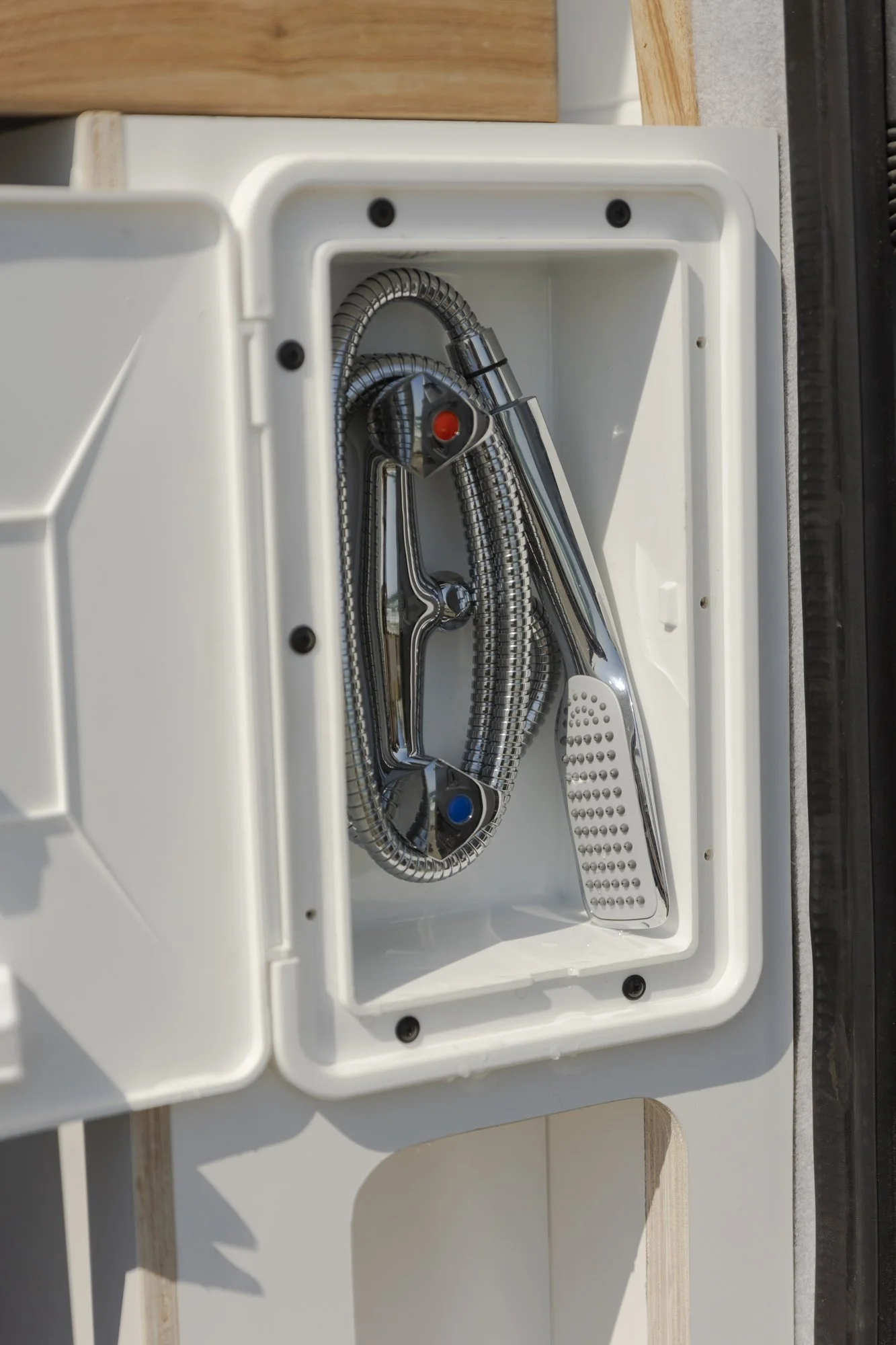 Coastal life around the finished camper