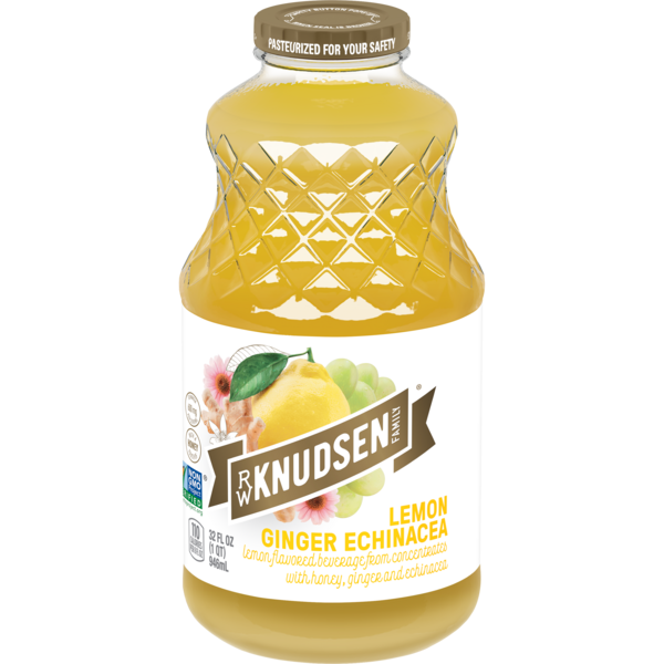 Lemon Ginger Echinacea Flavored Beverage — RW Knudsen