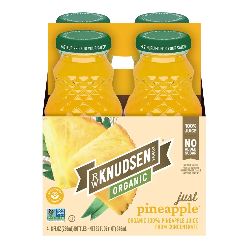 Organic Just Pineapple Juice, 32-Fluid Ounce — RW Knudsen