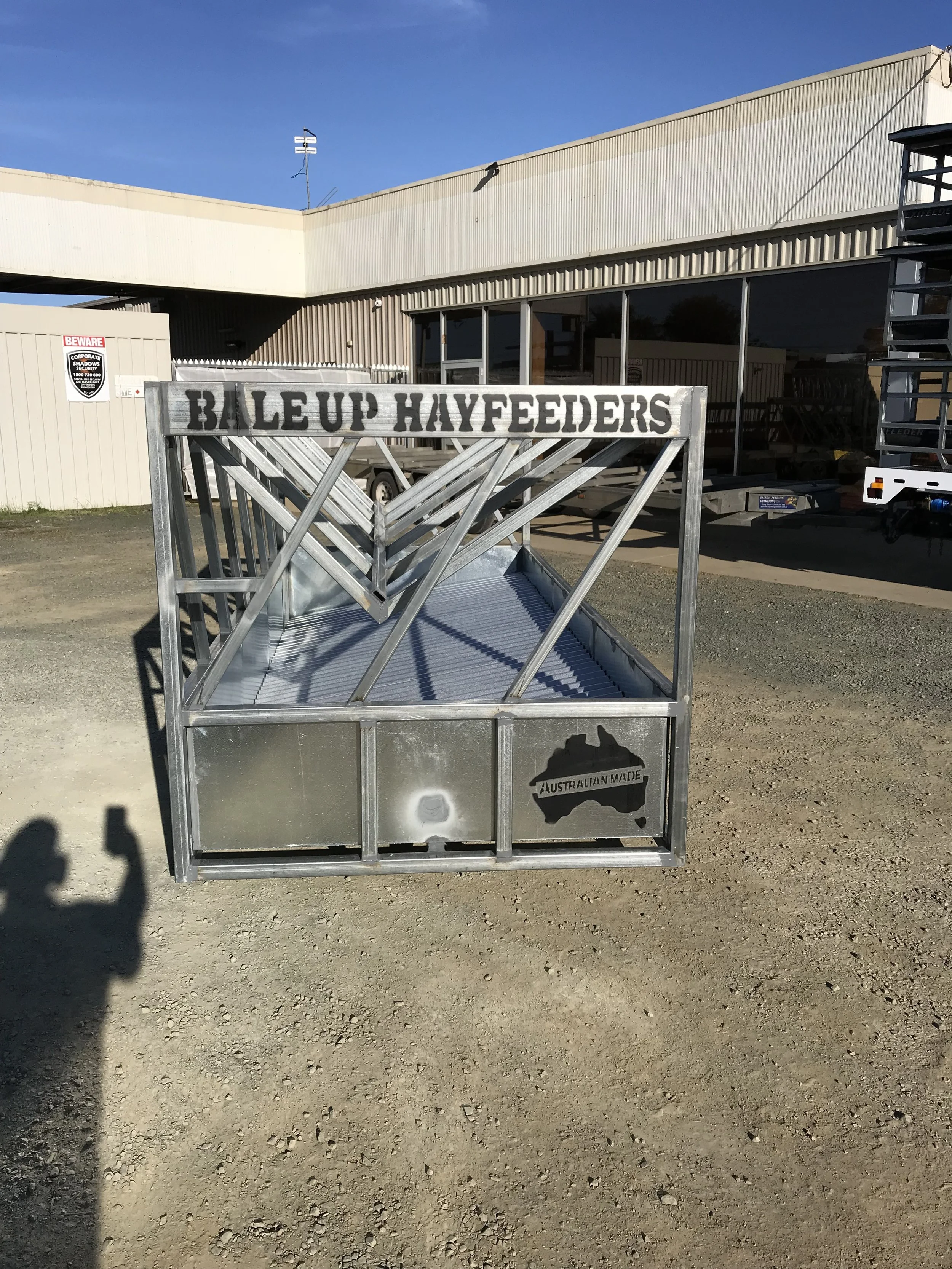 Bale Up Hayfeeders - Single-Sided Cattle Feeder