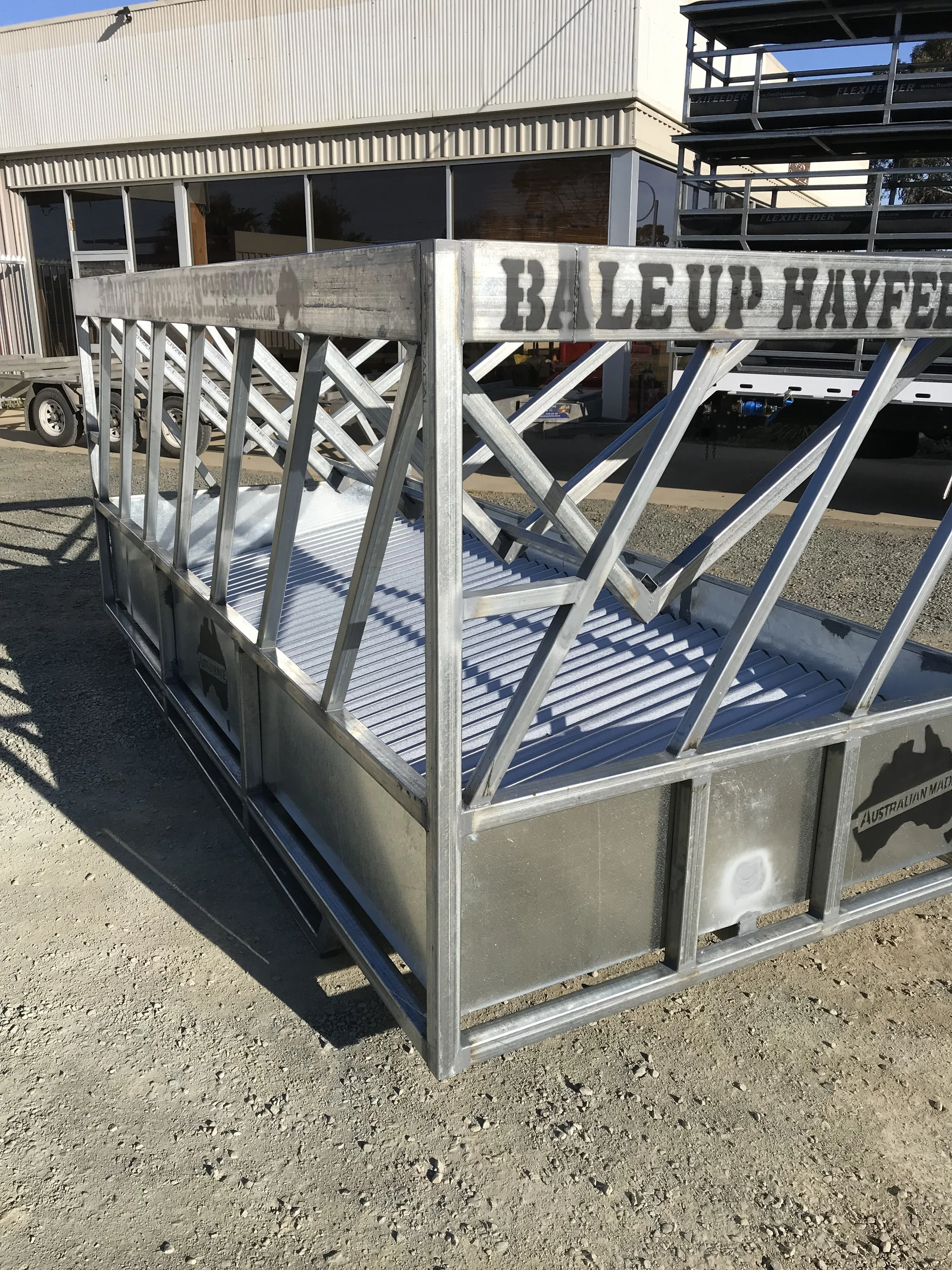 Bale Up Hayfeeders - Single-Sided Cattle Feeder