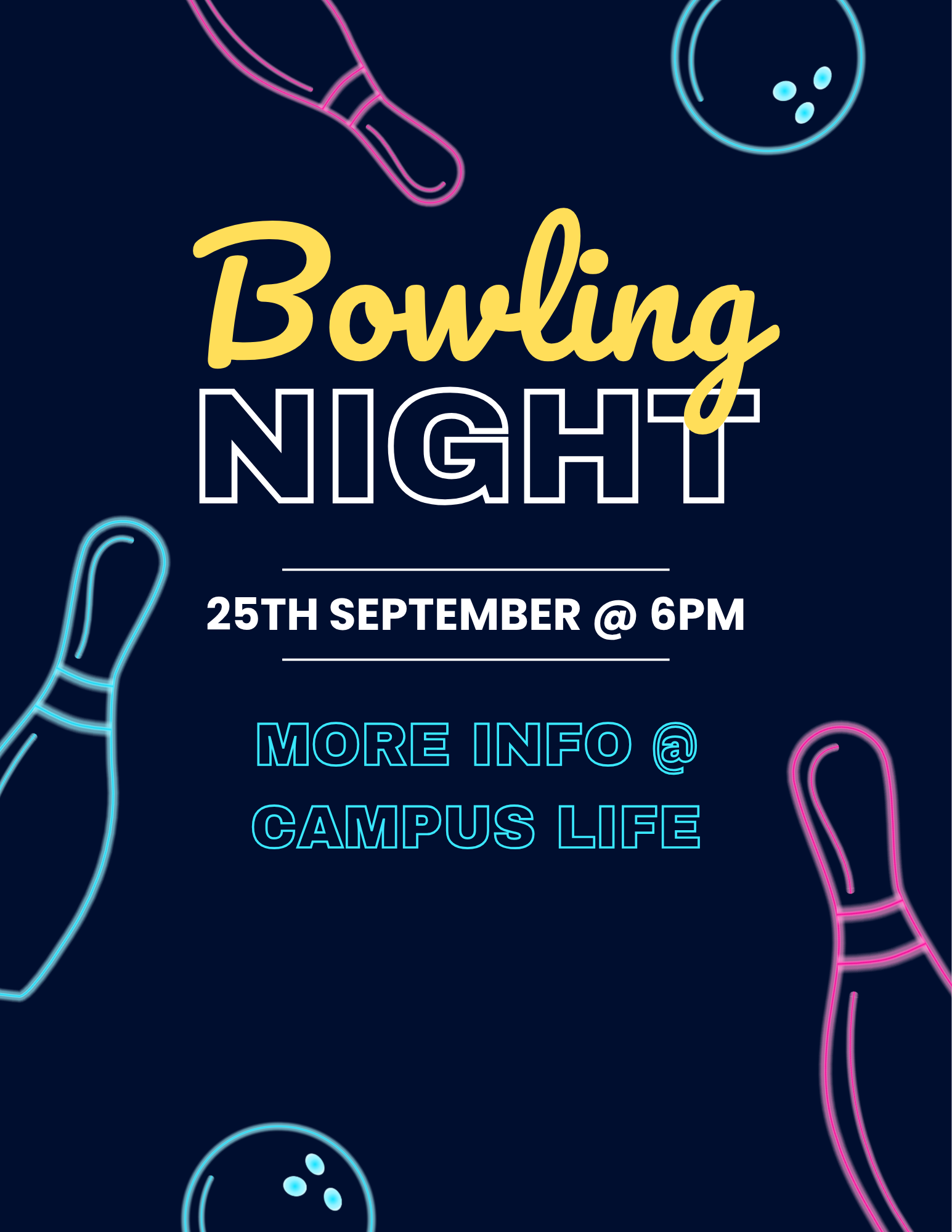 High School Pizza & Bowling