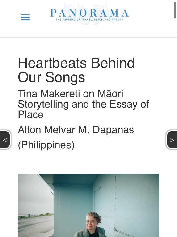 I was lucky to have an extraordinary conversation with @samdapanas7 recently for @panorama_journal in which we talked about Indigenous writing, publishing, the challenges faced by Māori writers, my own books and quite a few things I don&rsquo;t often
