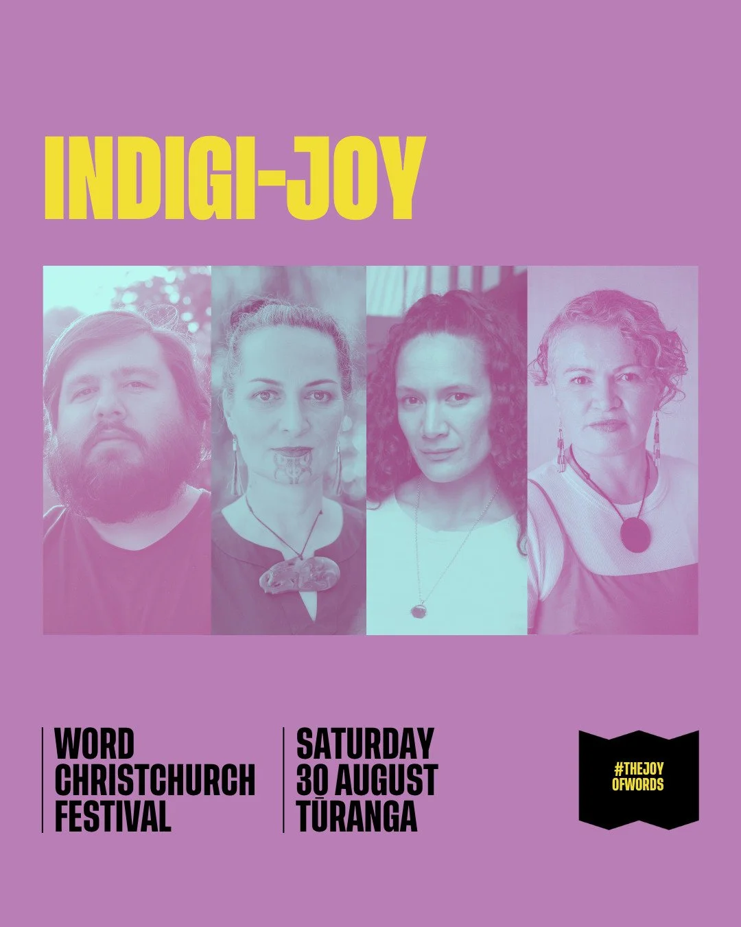 WORD Ōtautahi @wordchch coming up. It's always a joy to talk to other writers and meet readers, so happy to be sharing a stage with the amazing @juanthefool @arianatikao @dominiceliseo @uisforuna @poetkatecamp Kate de Goldi! 🌱🌿🌞