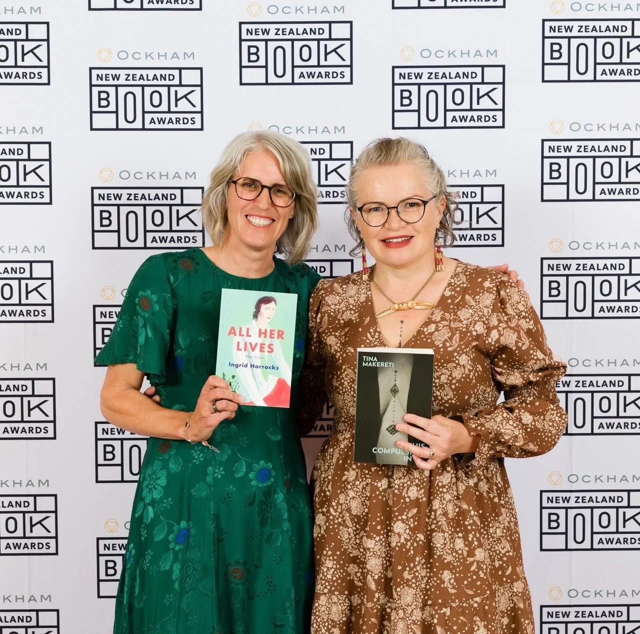 A moment to add to the grid: @ingridhorrocks was my first creative nonfiction / creative writing teacher in 2007 - here we are nearly 20 years later - a strange and wonderful synchronicity. I&rsquo;m so happy I got to share this with my dear friend. 