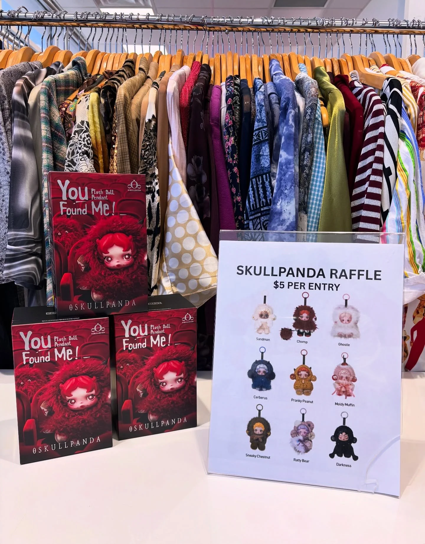 This weekend only! We will have 2: Skullpanda&mdash;You Found Me series FOR SALE!!! The 3rd one will be raffled. For $5 it could be yours! 😍 Visit us this weekend. UNLIMITED ENTRIES!

Winner will be announced Tuesday, October 21 via Instagram! 🎉