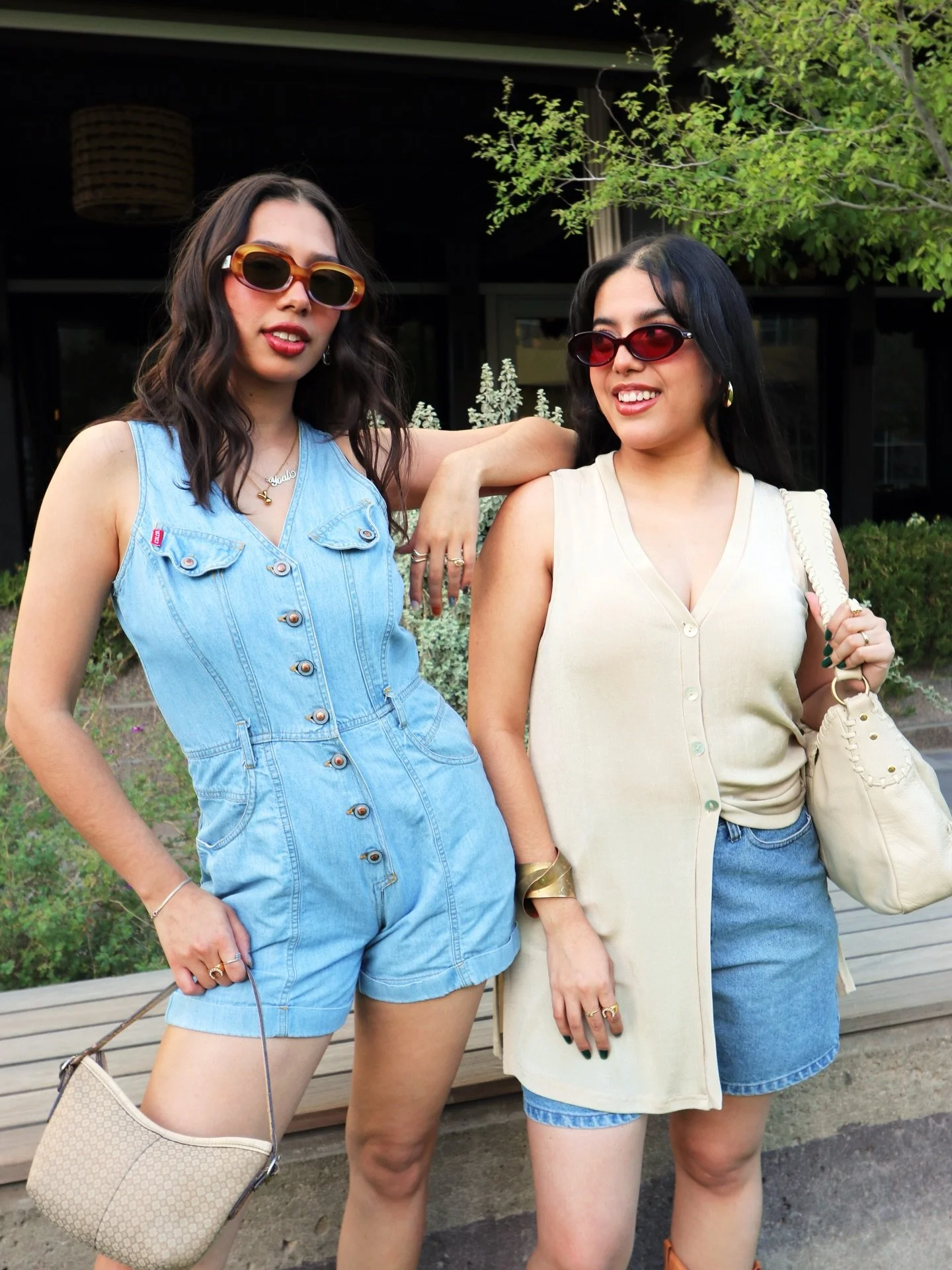 We call this Mary-Kate &amp; Ashley matching 👭 Grab your bestie, the @ifellinlovehere experience is better with someone to share it with! 💋 

Shop their looks exclusively @ifellinlovehere 
Open Tuesday-Sunday 12PM-8PM 🛍️