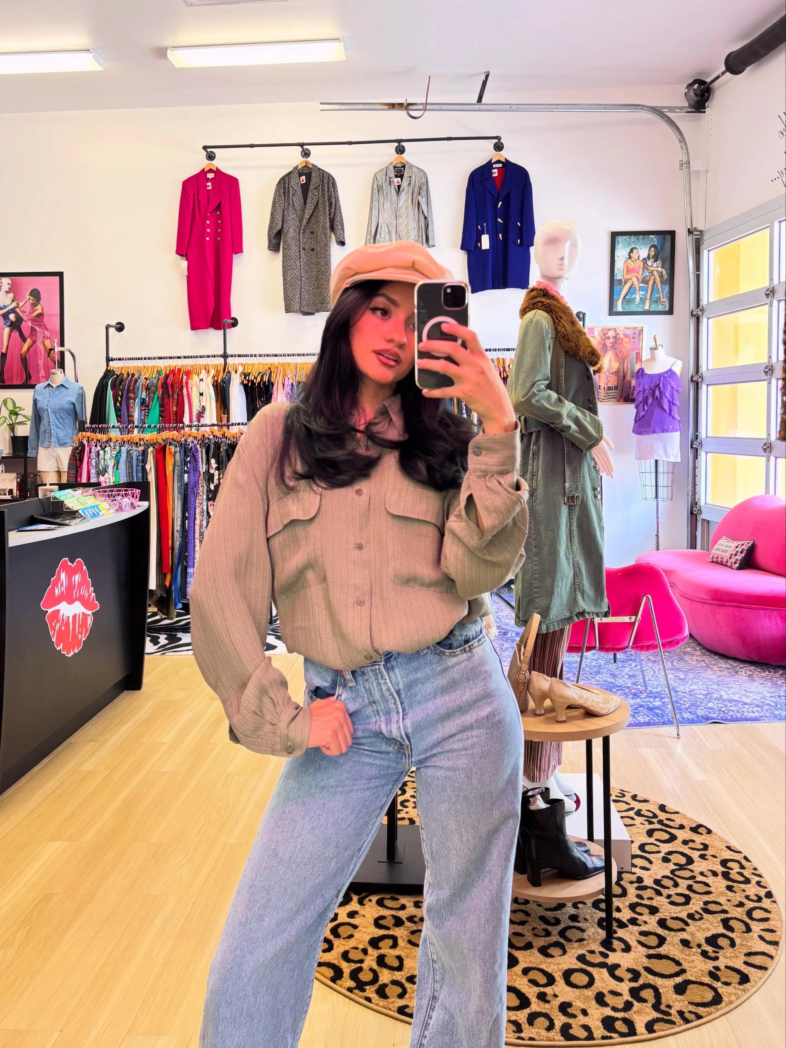Prepare to be sick of me as the fall approaches&hellip; that&rsquo;s when my outfits are the best 👻 Fall is the best time to shop!!! 🍂👀👹

Open Tuesday-Sunday 12-7PM 
601 N Oregon St, Ste 6