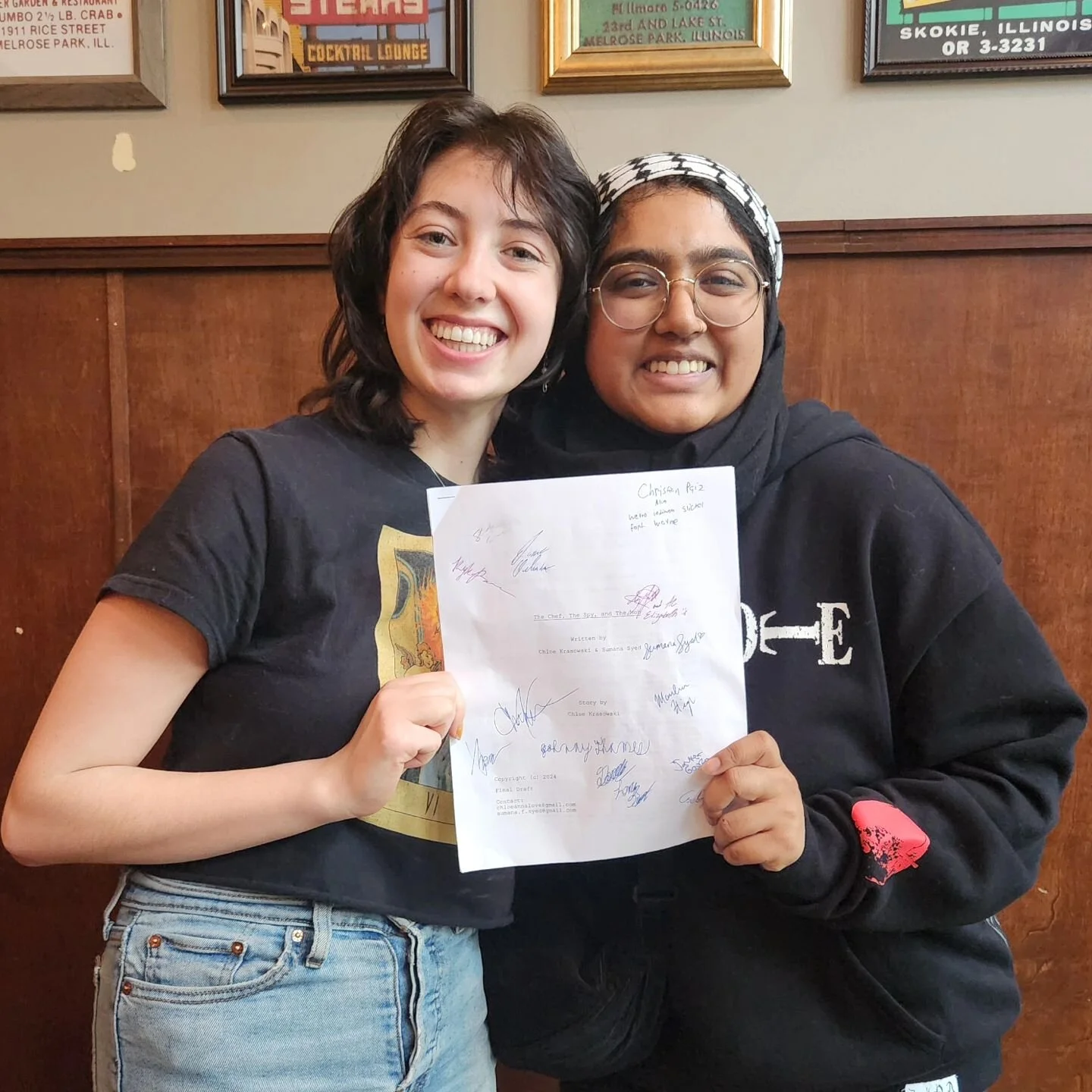 👩🏼&zwj;🍳🕵🏻&zwj;♂️🤵 and that's a wrap on "THE CHEF, THE SPY &amp; THE MOB"!!

my first official writing credit wrapped production this past weekend!! thank you to @chloe.kraz for trusting me to help you with your story and bringing it 