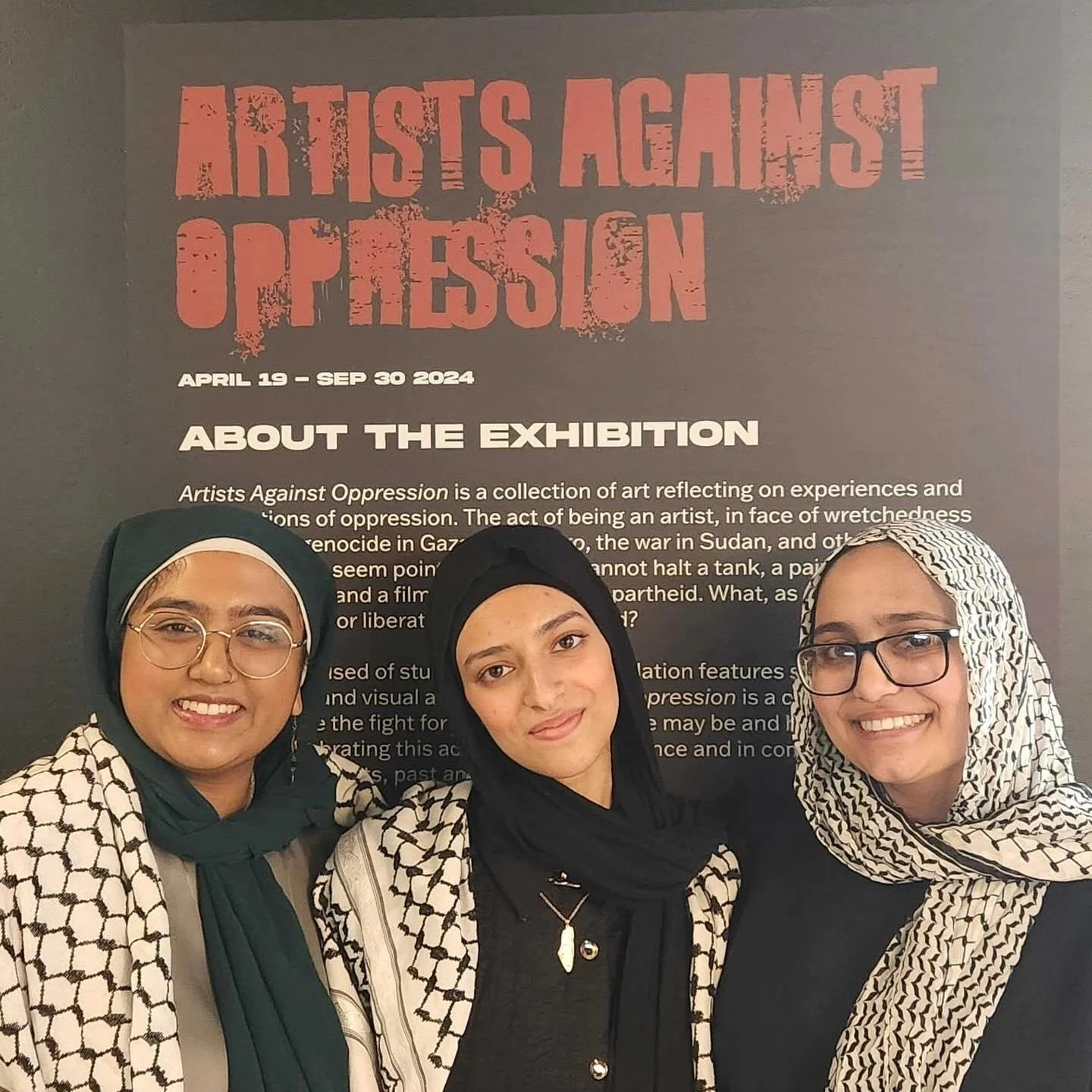🎨 taking a break from film stuff to talk about an art gallery i helped put on!

this gallery, titled "Artists Against Oppression", has been in the works since last semester. as artists, one of the best ways to capture what's going on in th