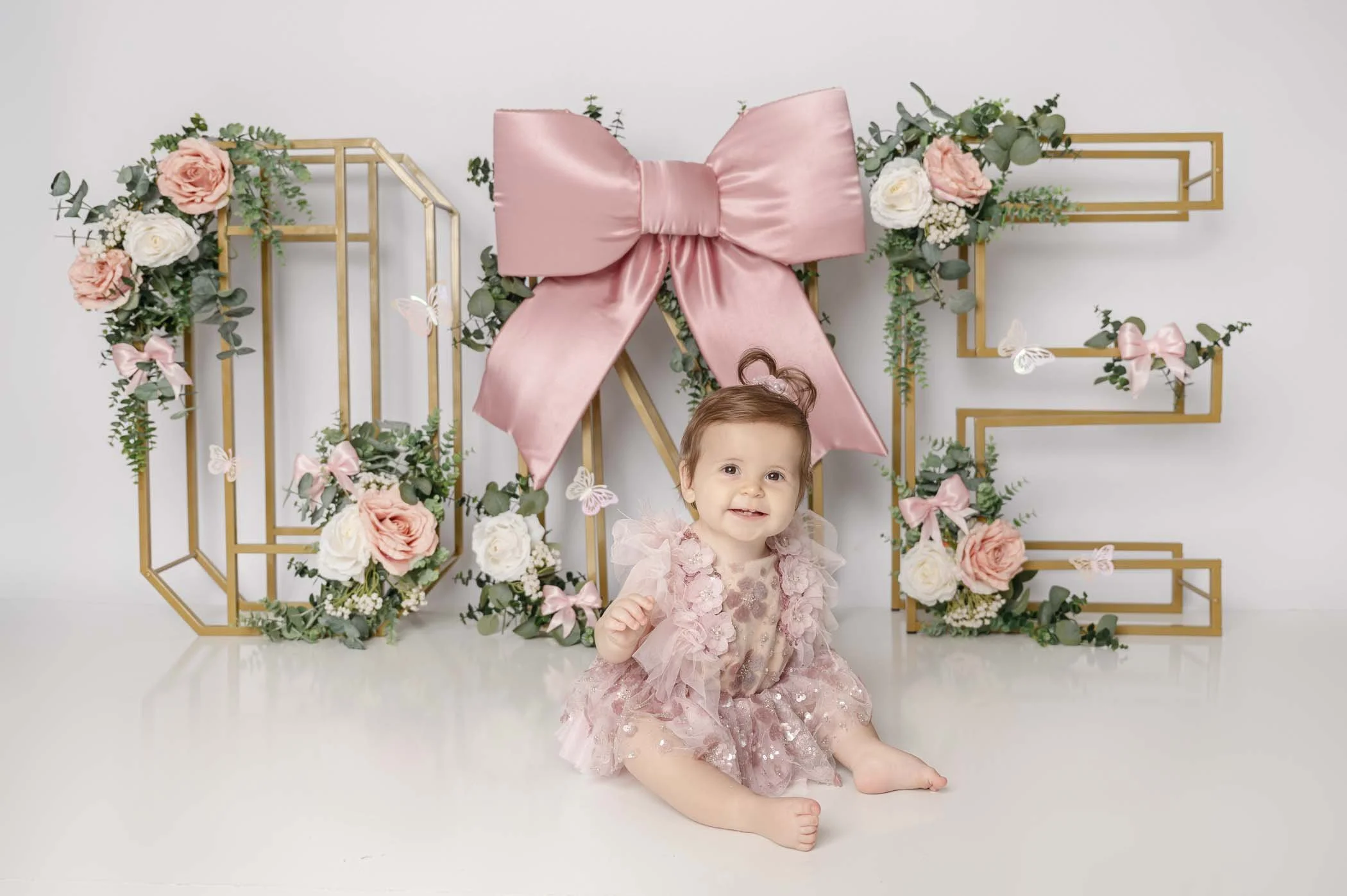 ONE letters with bow