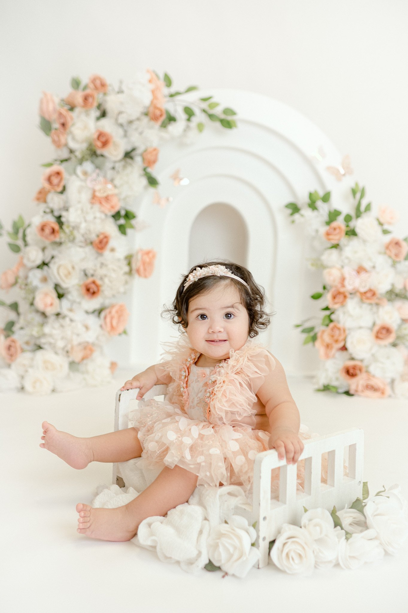 Arches with florals (your custom colors)