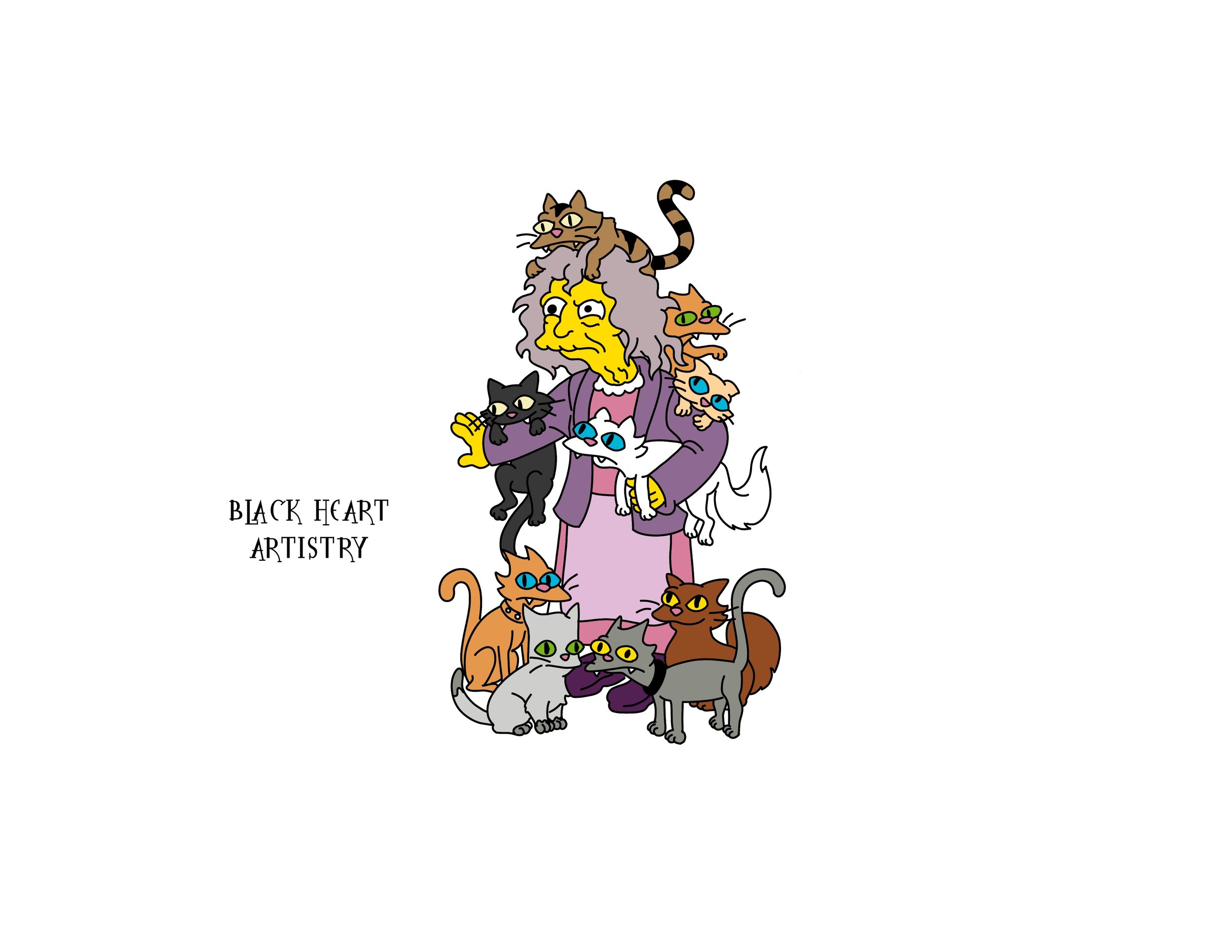 Cartoon Catlady