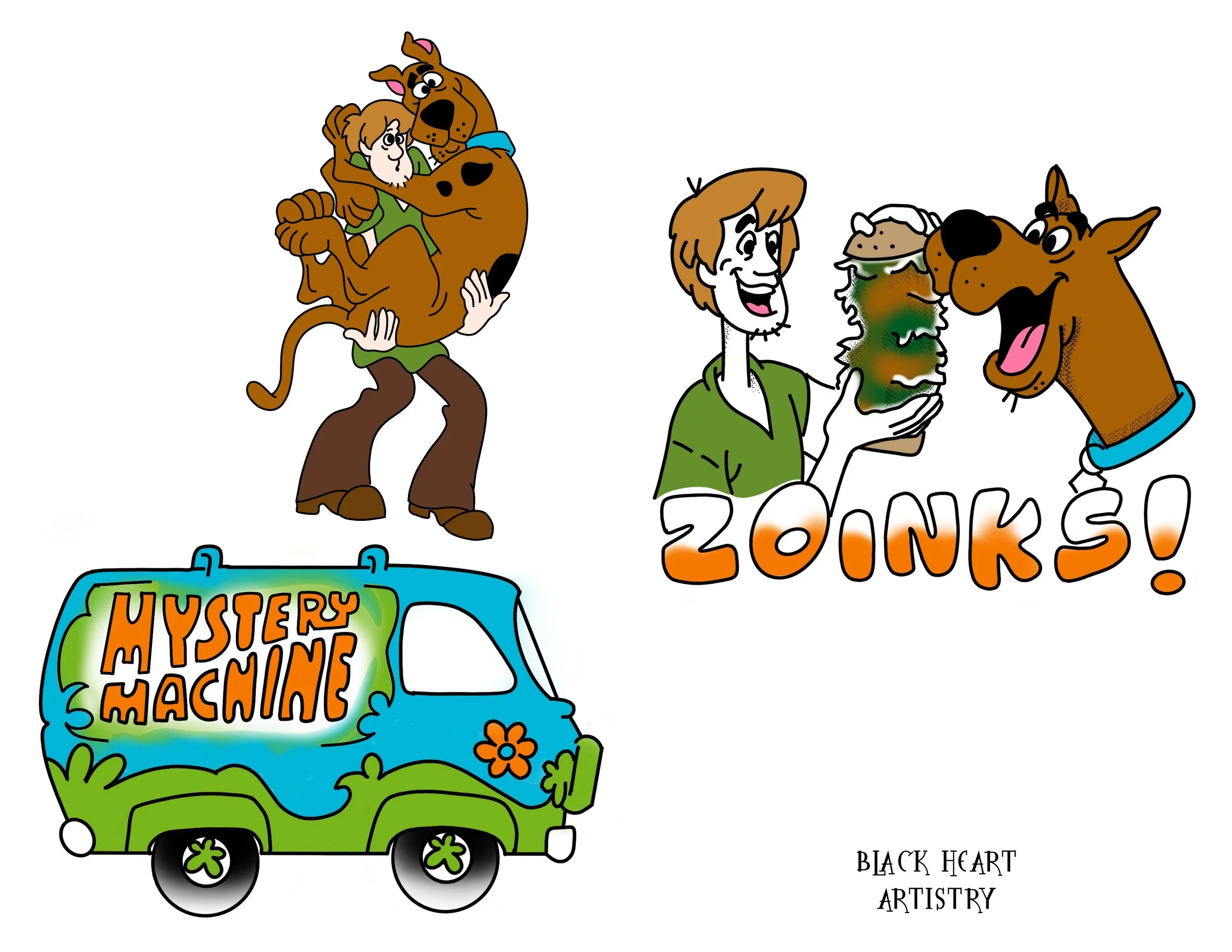 Cartoon Scooby 1