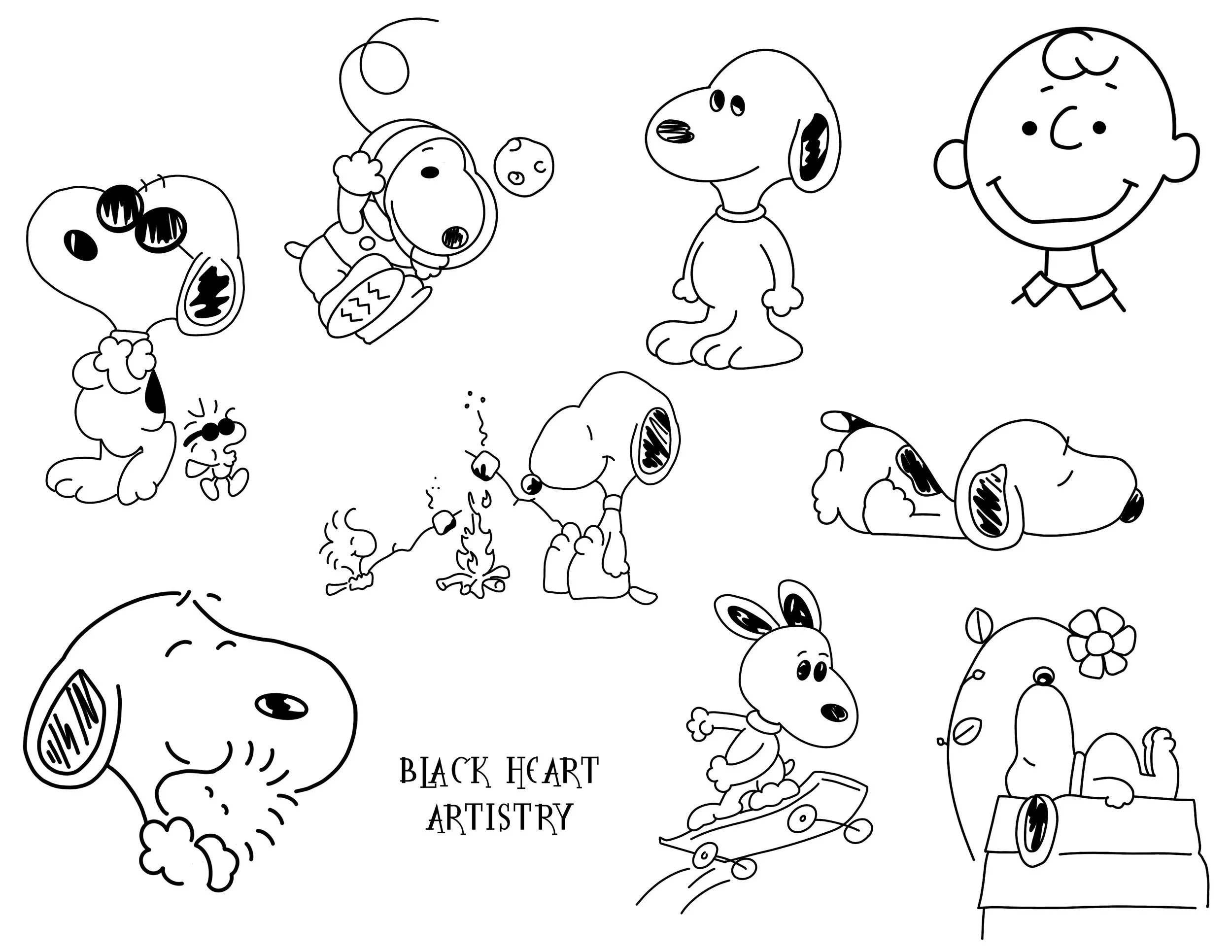 Cartoon Snoopy