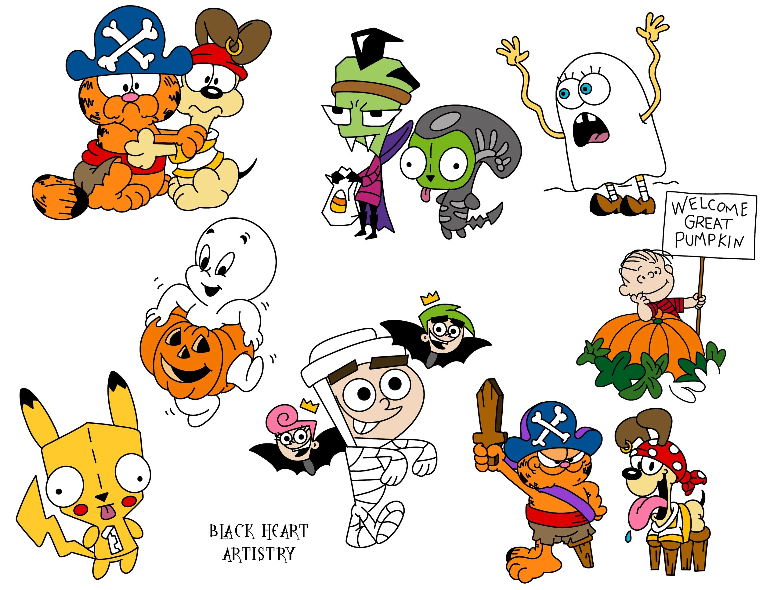 Cartoon Halloween 1