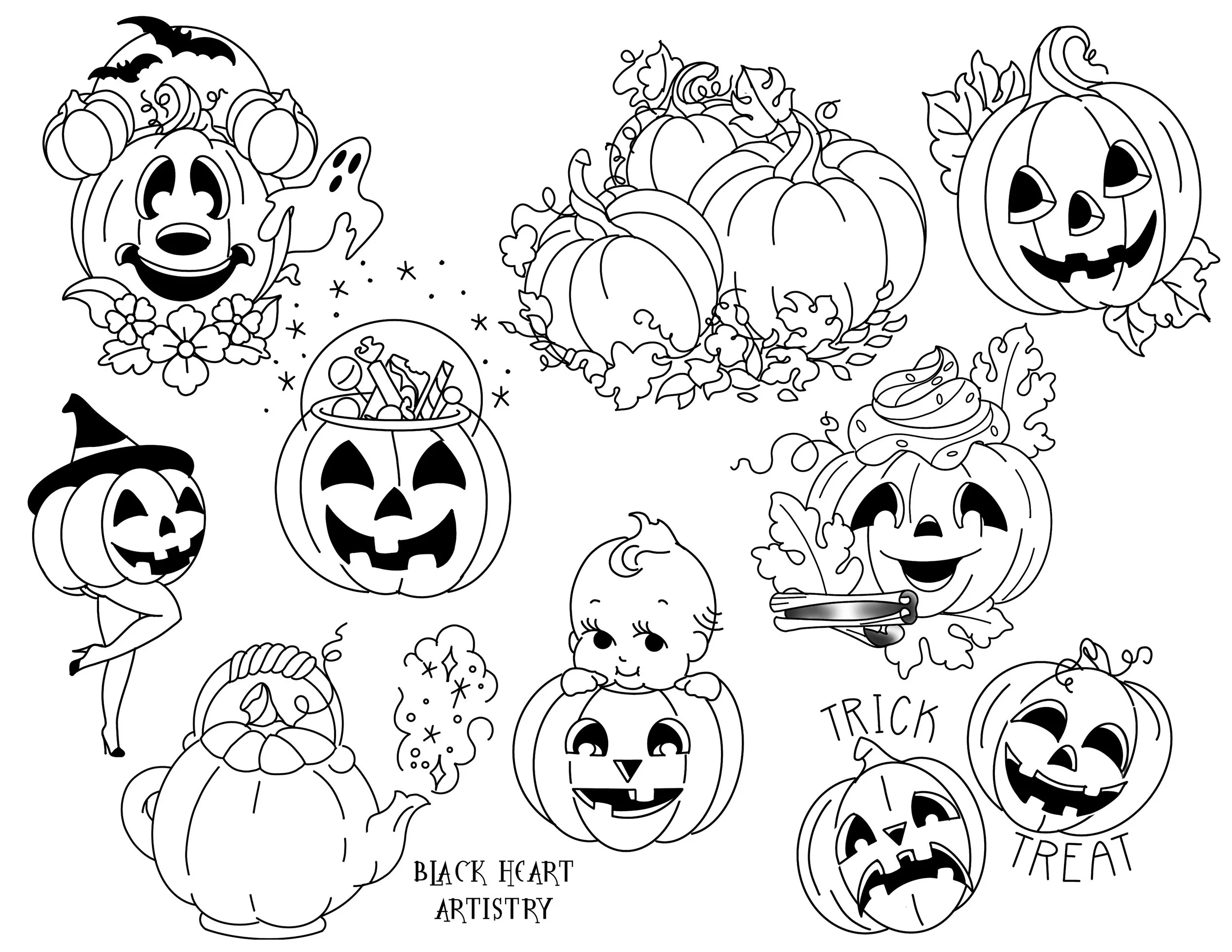 Spooky  Pumpkins 3
