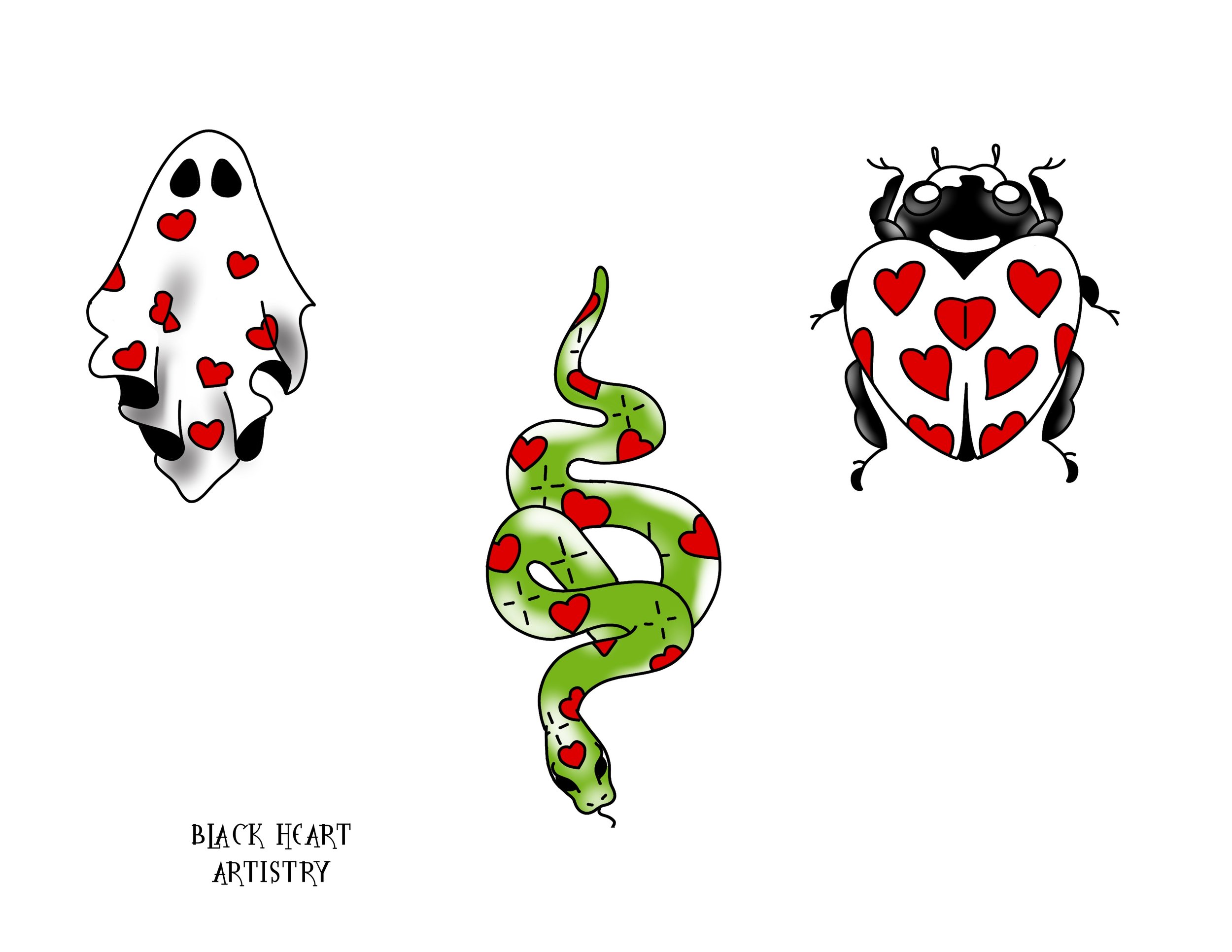 Traditional Hearts 3