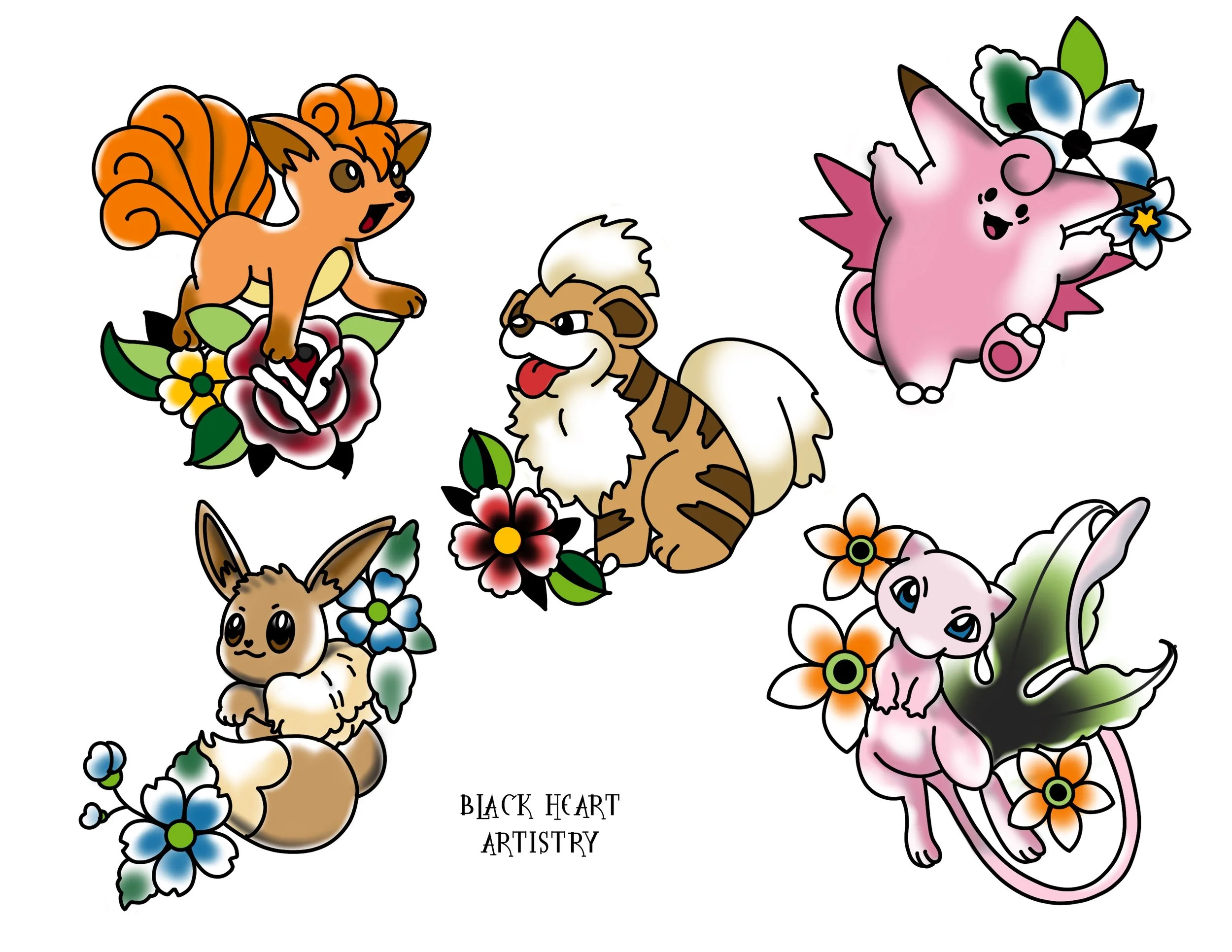 Cartoon Pokémon 1