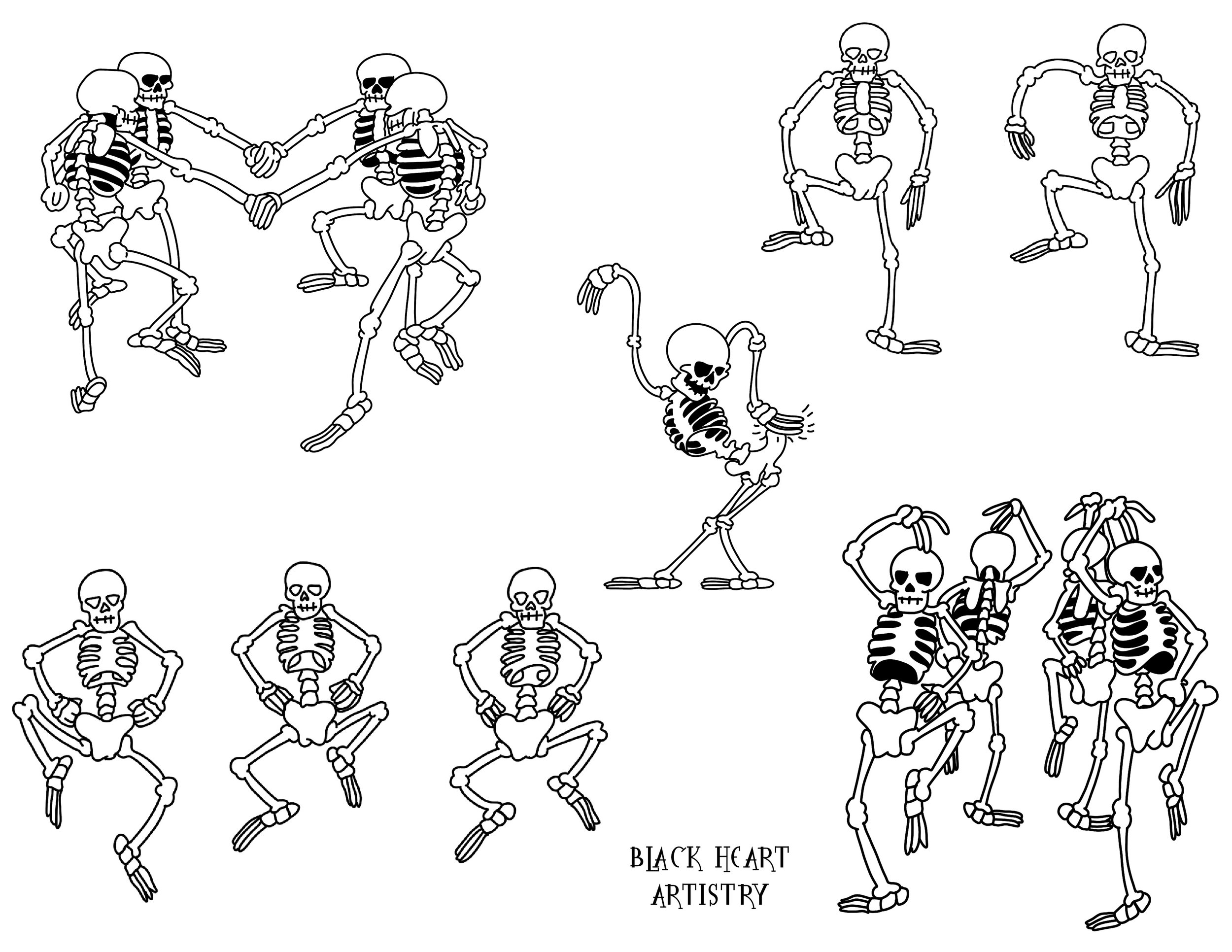 Disney Skeleton Dance