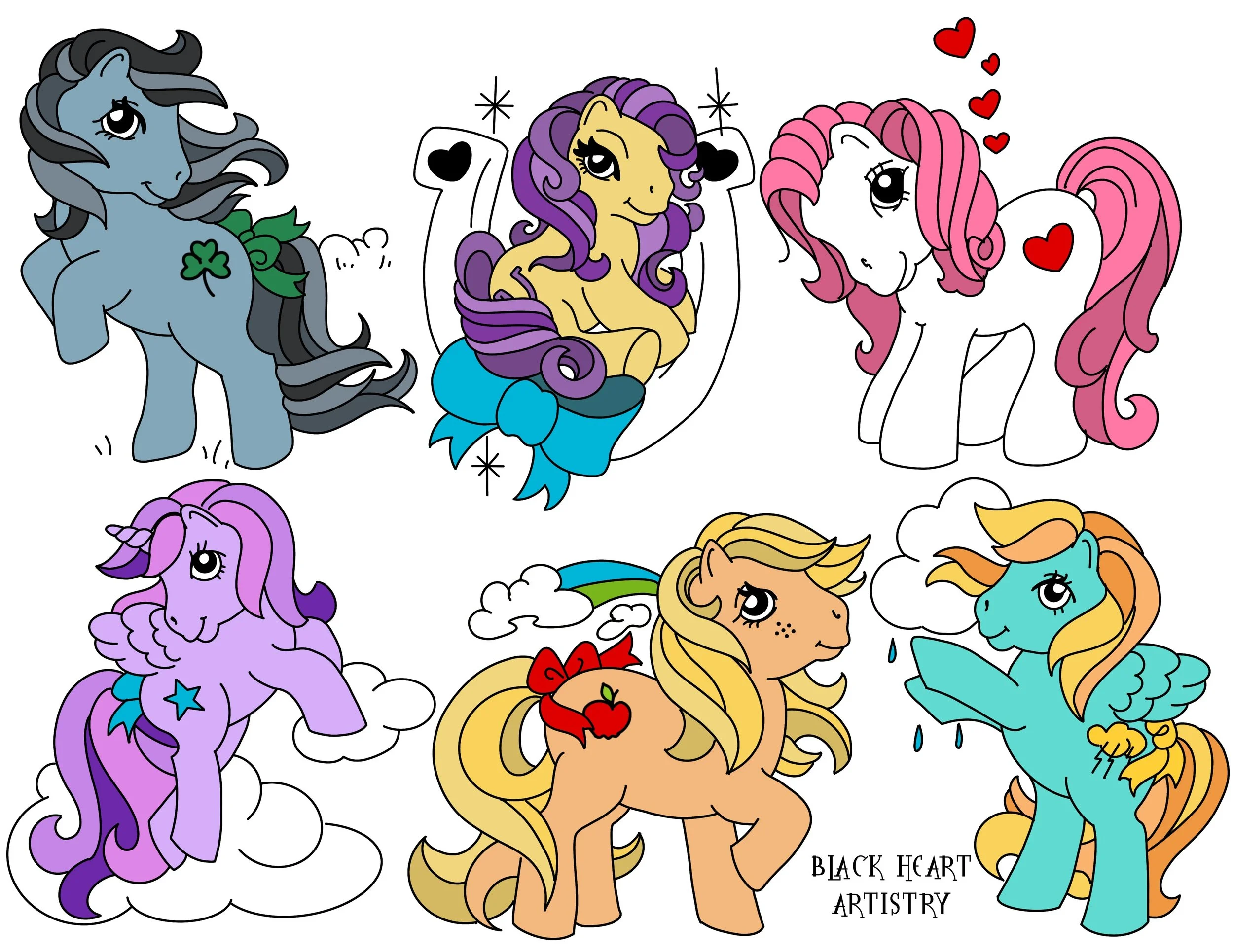 Cartoon Ponies