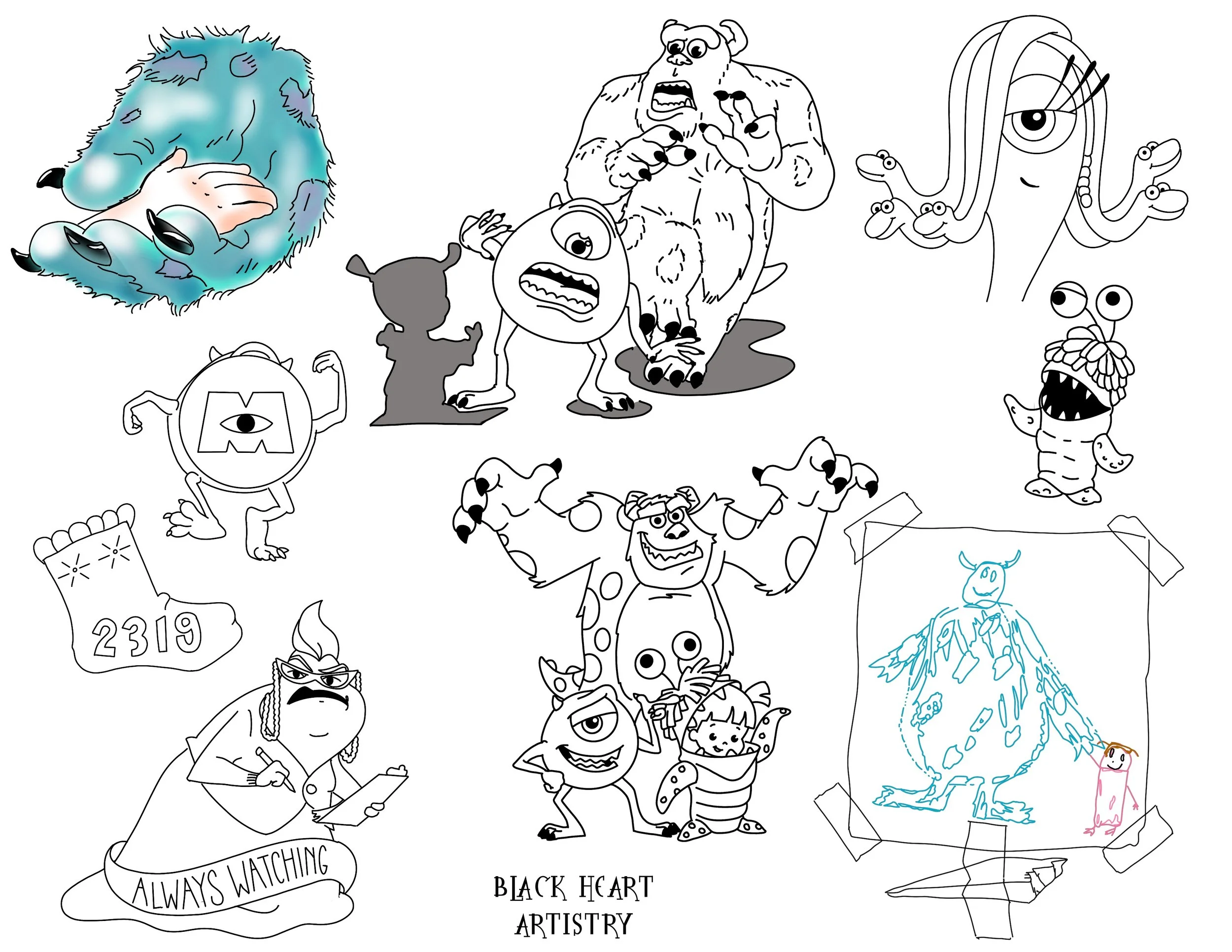 Disney Monsters Inc
