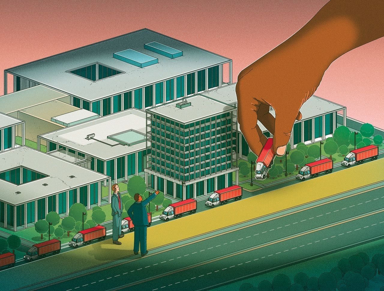 That Big Office Building? It’s an E-Commerce Warehouse Now.