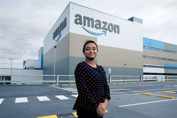 First look inside Amazon's huge Dartford Crossing warehouse where robots and humans work in sync