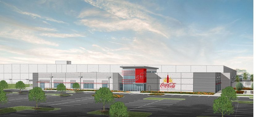Coke Florida is building a massive automated distribution center in Tampa