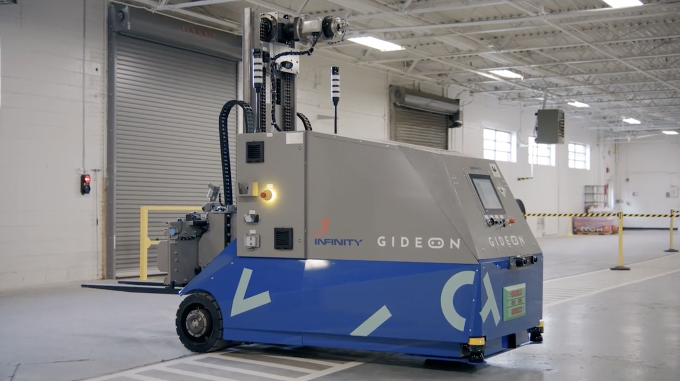Gideon launches Trey, the autonomous forklift for trailer loading and unloading