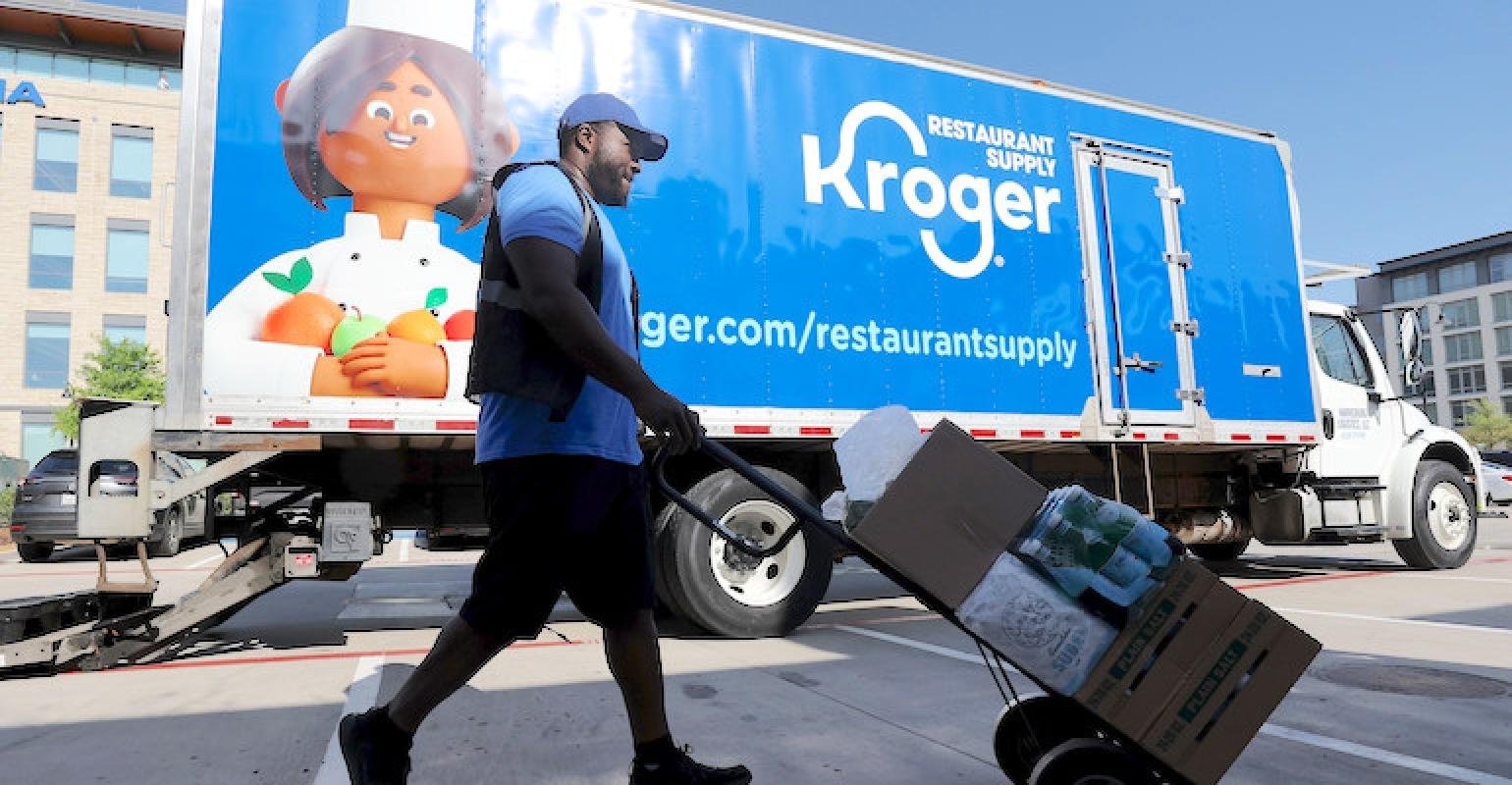 Kroger might try-out Ocado robots for newly launched restaurant supply business in Dallas
