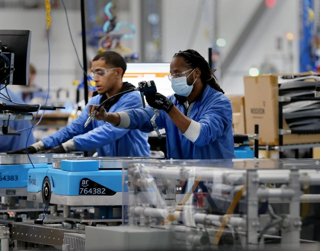 Amazon opens “first-of-its-kind” robotics manufacturing facility