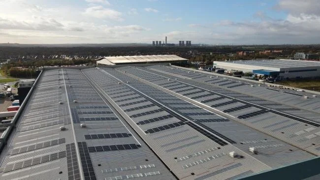 4,400 solar panels installed at Amazon Warrington warehouse