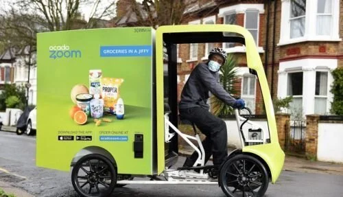 Ocado Turns To Electric And Pedal Power For Zoom Service