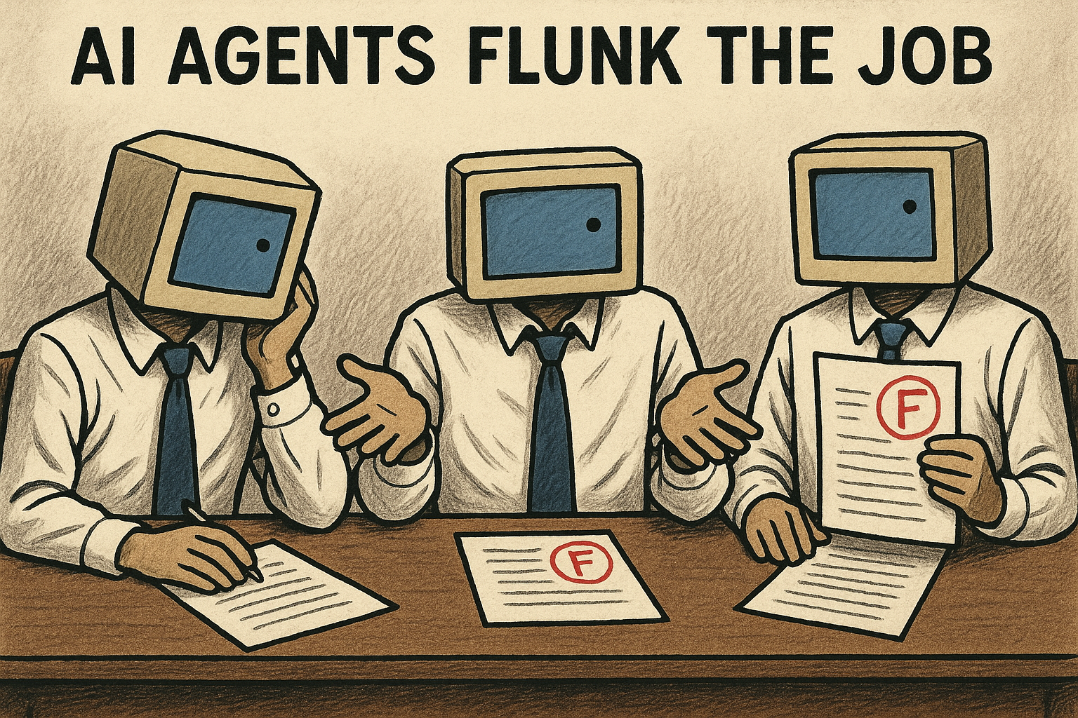 Worst Employees You’ll Never Hire: AI Agents Bomb Basic Office Tasks