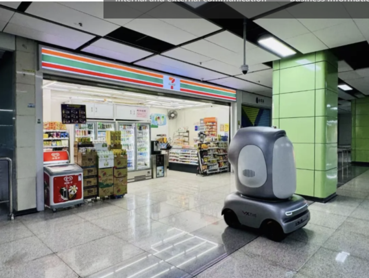 In China, robots now ride the subway to restock 7-Eleven stores