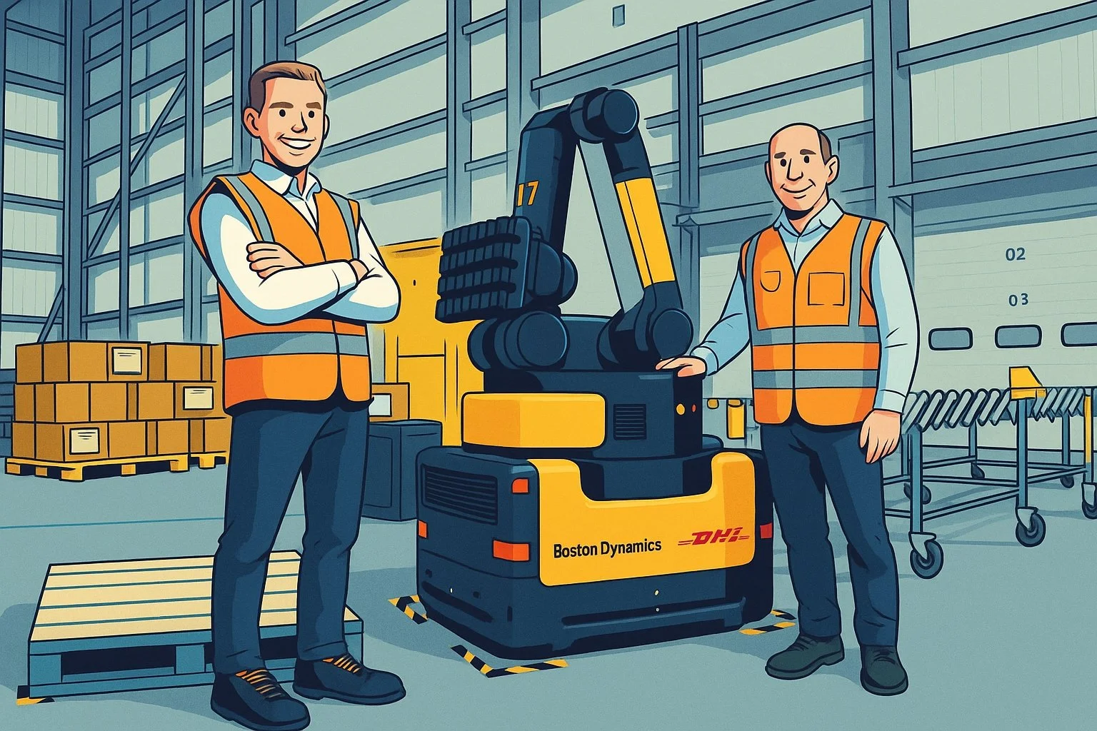 Inside DHL’s Automated Warehouse of the Future Robotic